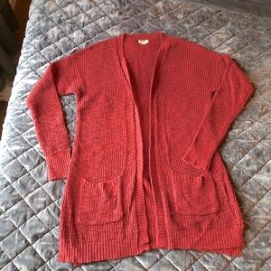 CLEARANCE Red Cardigan Sweater